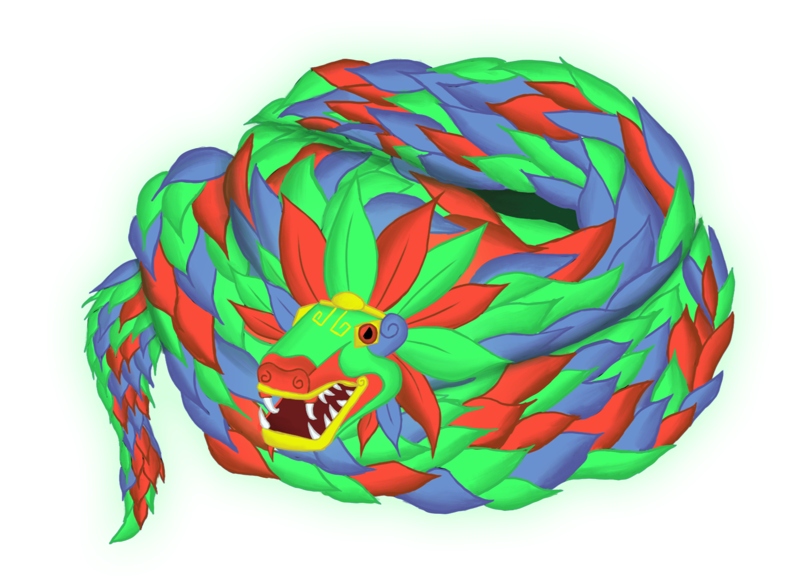 Snake spirit design for second project 1st year