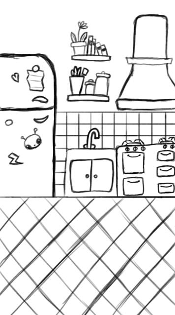 Concept sketches for ZIBBS game 2nd year project